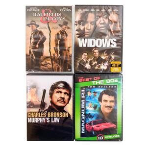 DVD Movie TV Show Lot: Hatfields & McCoys, Widows, Murphy's Law, Magnum P.I